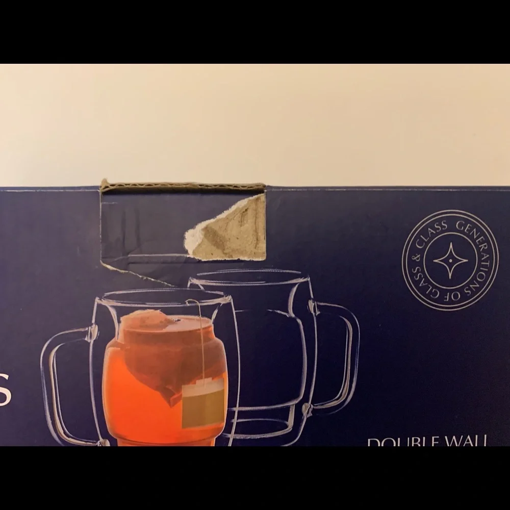 JoyJolt Cadus Double Wall Insulated Mugs 10 OZ Tea Glasses coffee espresso set - Picture 3 of 9